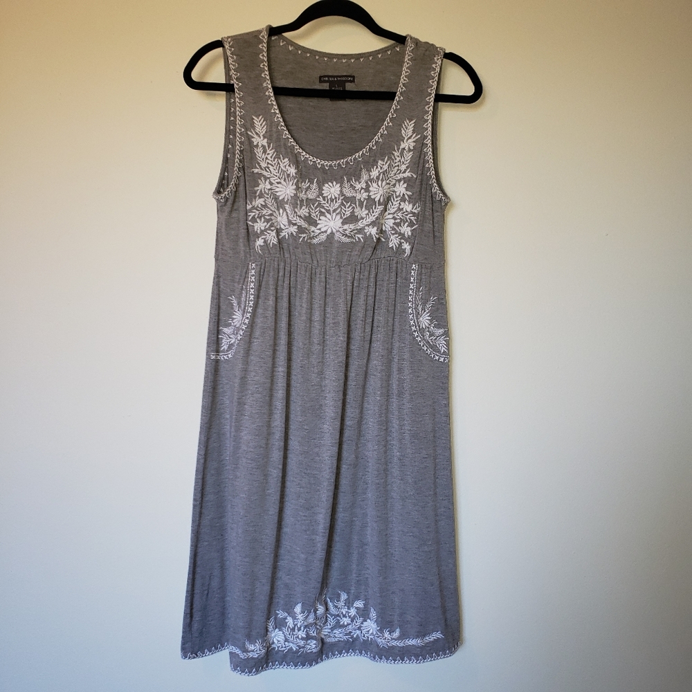 Chelsea & Theodore Dress with Embroidery